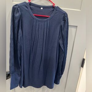 Amazon Blue Blouse